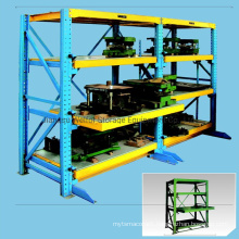 Heavy Duty Steel Drawer Type Mold Shelf for Warehouse Storage System
